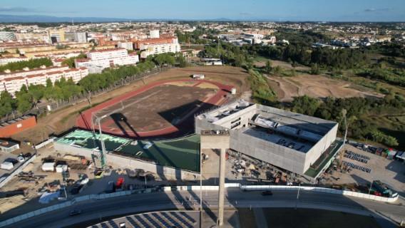 Prossegue a bom ritmo, a Construção de uma Nave Polidesportiva e Multifuncional no Campus de Santiago da Universidade de Aveiro