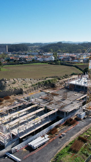 Unidade Residencial da Lapa e Unidade de Cuidados Continuados em Vila do Conde, em fase de betão armado