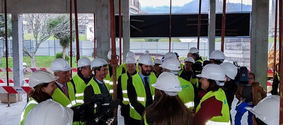 O MINISTRO DA EDUCAÇÃO VISITOU A OBRA DA ESCOLA BÁSICA FREI BARTOLOMEU DOS MÁRTIRES EM VIANA DO CASTELO