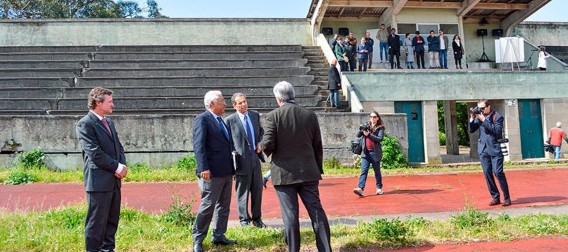 PRIMEIRO MINISTRO VISITA A EMPREITADA DA REABILITAÇÃO DO ESTÁDIO UNIVERSITÁRIO DA UNIVERSIDADE DO PORTO