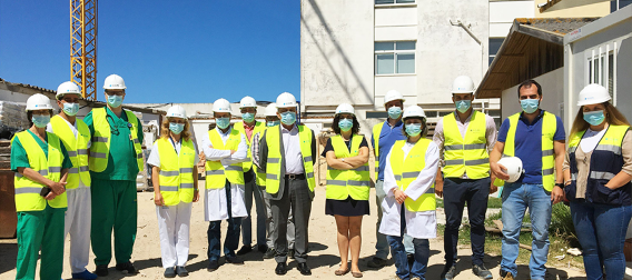 PRIMEIRA VISITA OFICIAL À EMPREITADA DO NOVO BLOCO OPERATÓRIO DO HOSPITAL DISTRITAL DA FIGUEIRA DA FOZ